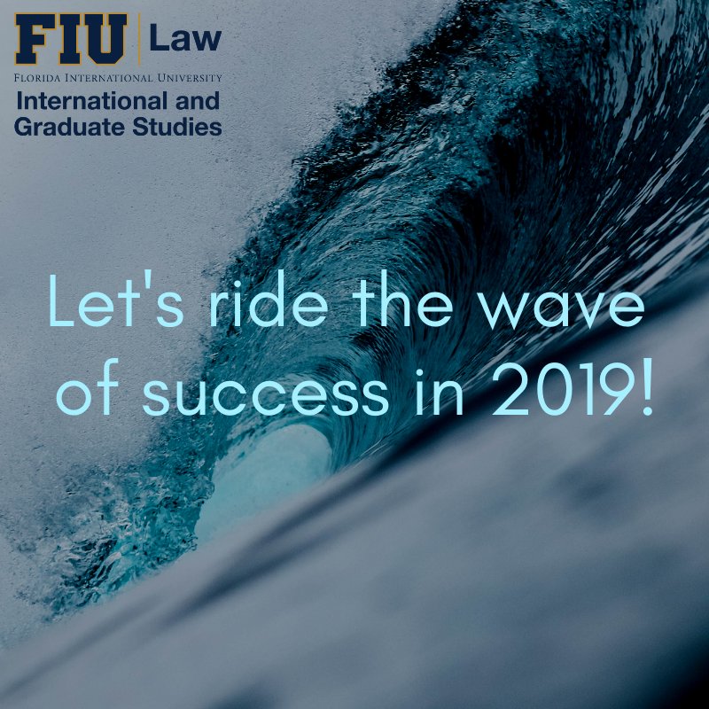MiamiLLM's tweet photo. Happy New Year to all! Wishing you the very best for 2019! @fiulawilp @fiulaw https://t.co/ATxImGw6PU