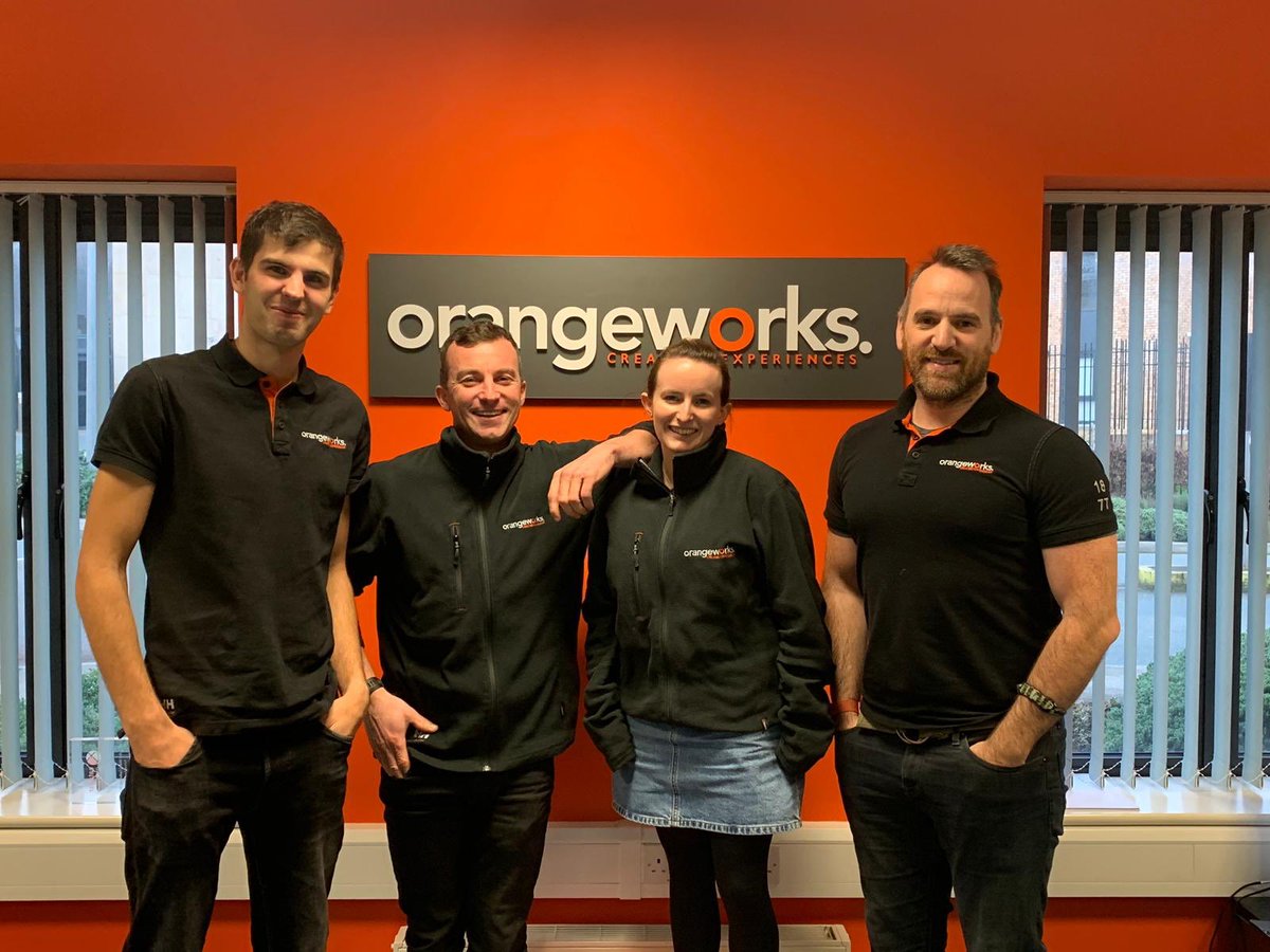 Great to have the gang back at #OrangeworksHQ! First two events of the year on tomorrow 👊🏻 #CreatingExperiences 2019 lets do this!!