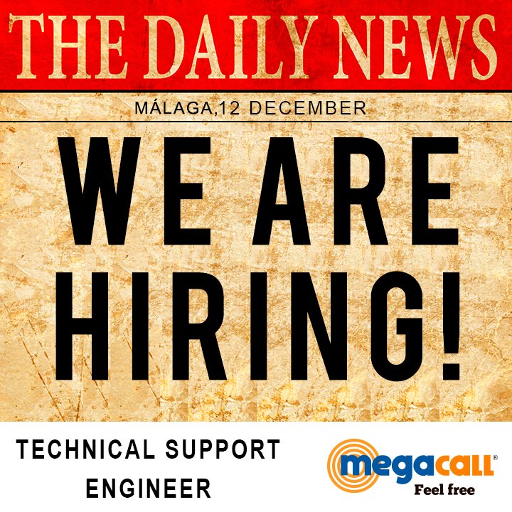 MegacallTeam's tweet image. We are hiring ow.ly/pBD530nacta 
#TechnicalSupportEngineer #jobs