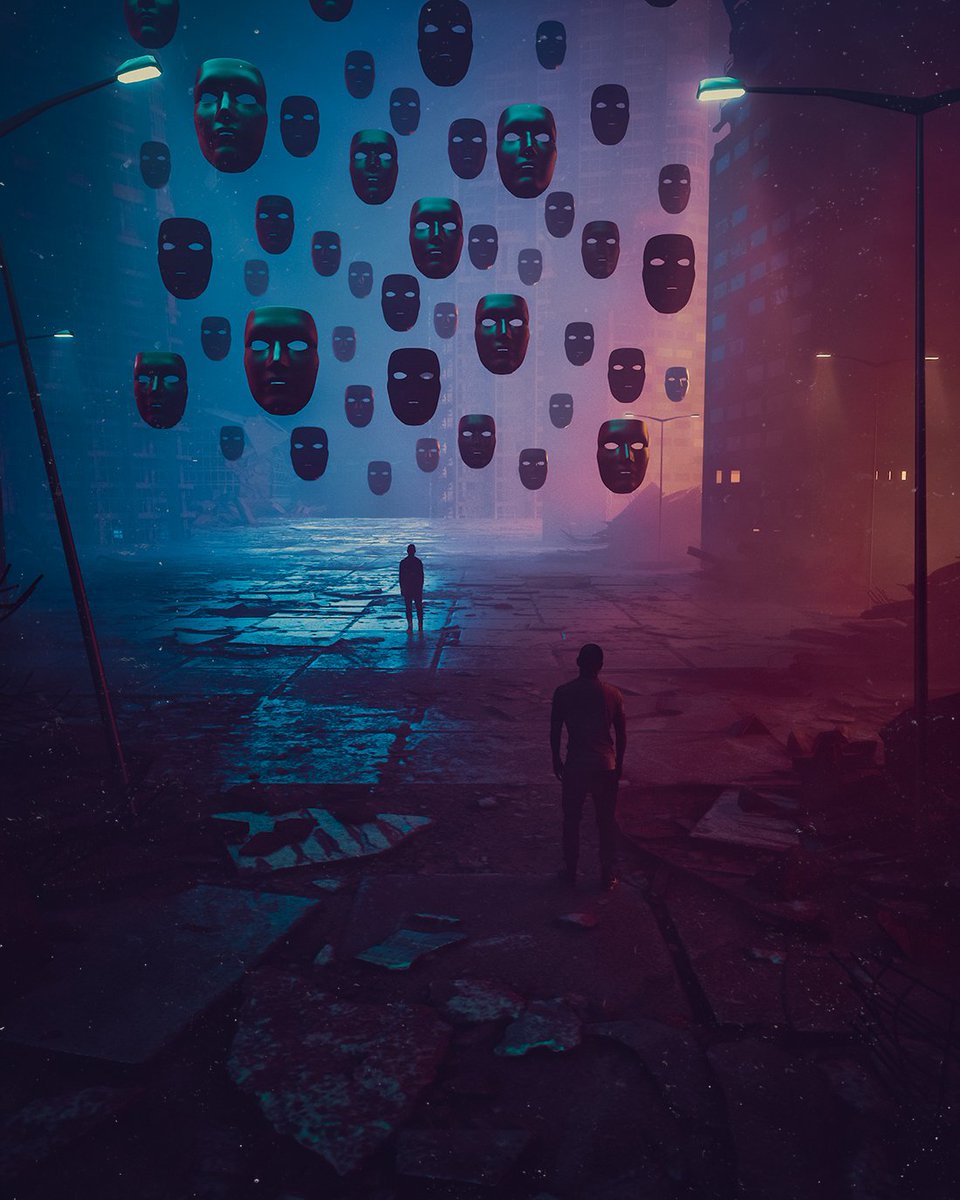 Lies... Instagram: bit.ly/AmrInsta

#Digitalart #c4d #prints #art #bad #night #faces #damge #friends #rander #octane