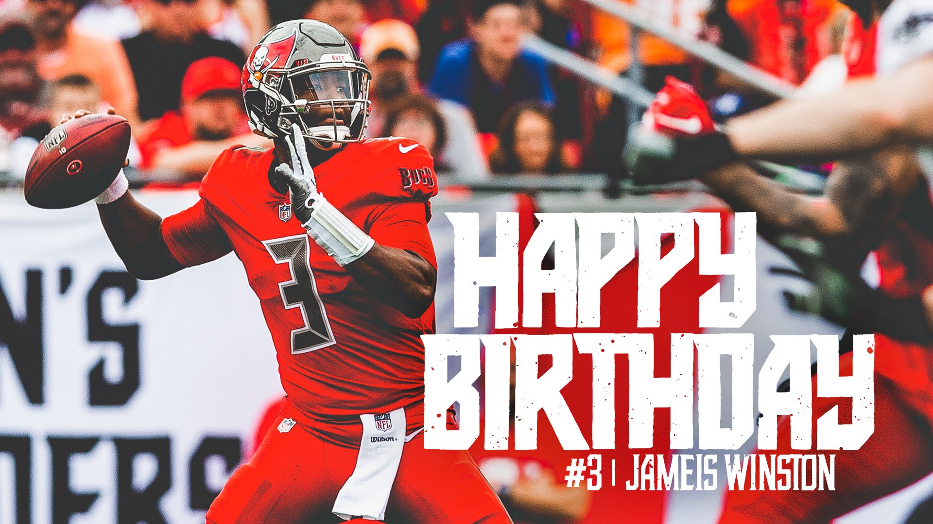 Happy Birthday, Jameis Winston! Join us in wishing a special day! 