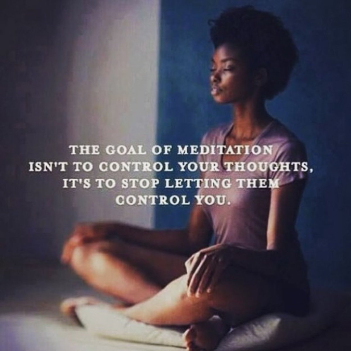 Fashionlosity's tweet photo. 🧘‍♀️ The Goal Of Meditation 🧘‍♀️

#mantra #awakening #meditation #innerpeace #zen #mindfulness #livingmybestlife https://t.co/FfDnykmtry