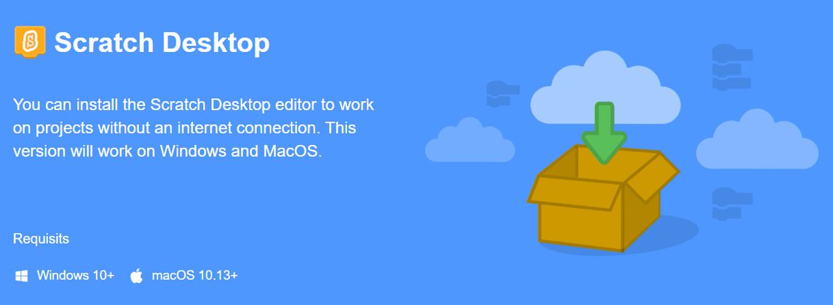 scratchcatala's tweet photo. Ja podem descarregar l'editor fora de línia #ScratchDesktop: https://t.co/7UhXxgCv4P #Scratch3
> Windows 10 https://t.co/vHPRH48gnS
> Mac https://t.co/QxBQQyZ88T https://t.co/XYRpdH99UV