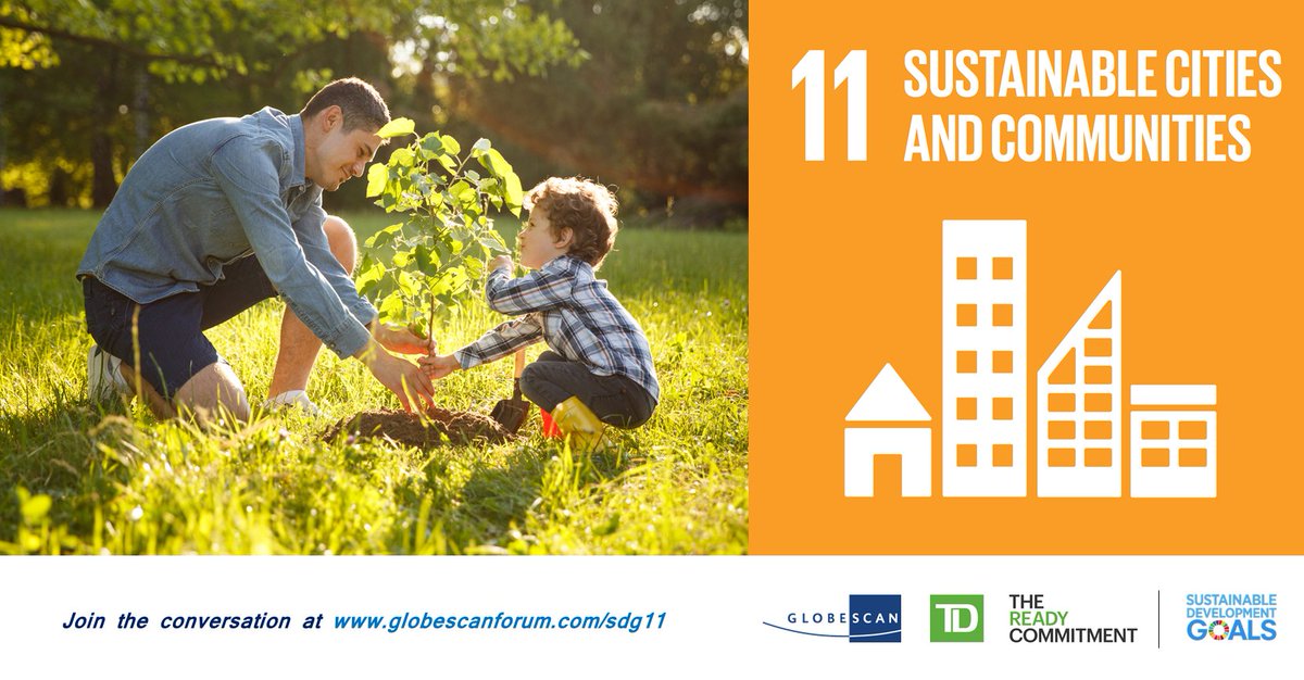 Wondering how to make your neighbourhood more prepared for the future? Join <a href="/TD_Canada/">TD (Canada)</a> <a href="/TDBank_US/">TD Bank</a> <a href="/GlobeScan/">GlobeScan</a> on 16 Jan for an online forum on #SDG11 bit.ly/2StVvNI 

#GlobalGoals #TheReadyCommitment