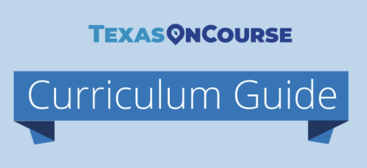 TexasOnCourse's tweet photo. #MiddleSchool teachers, do you need help fulfilling #TEKS requirements for college and #CareerReadiness? Our #CurriculumGuide is perfect for your kids! Be sure to check it out in the new year: https://t.co/TMC7dPQe6a https://t.co/zt2T9whJzT