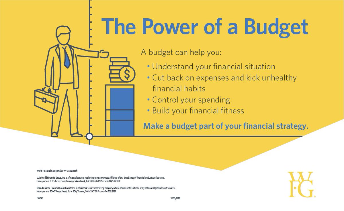 therealwfg's tweet image. You can improve your #financialfitness in 2019 by creating a budget and sticking to it.  #NewMoneyHabits