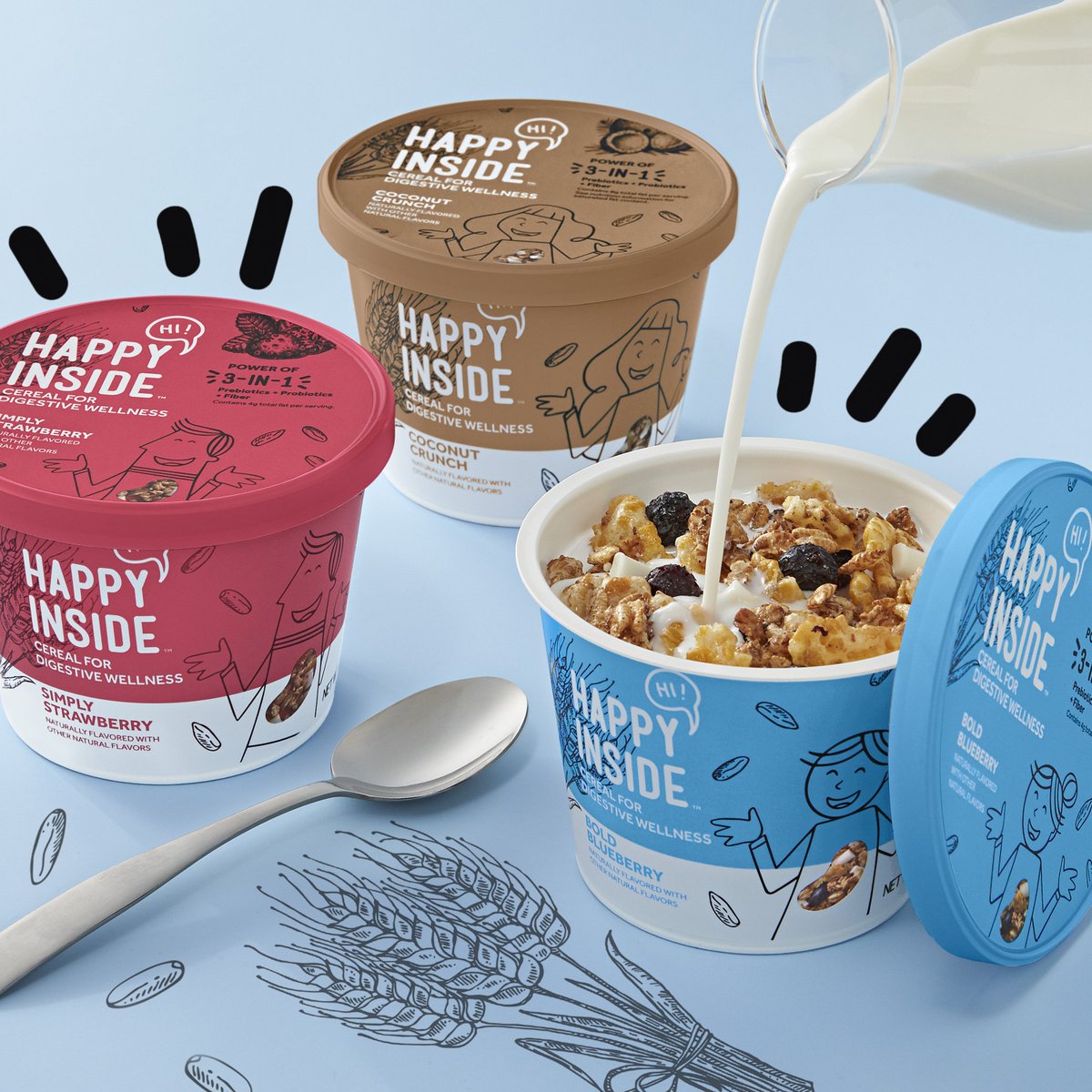 Three delicious ways to help support digestive wellness with the Power of 3-in-1 prebiotics, probiotics and fiber.