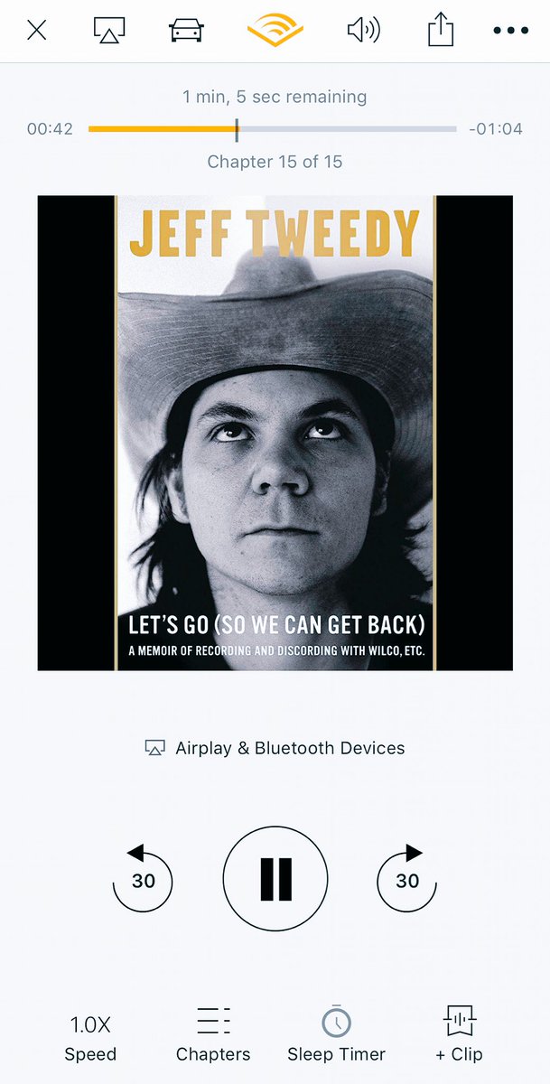 culhane's tweet photo. Lifetime fan of UT & @Wilco who I discovered while a DJ’ing for my college radio station. Which made this #book even more amazing!!! #LetsGoSoWeCanGetBack by @JeffTweedy
It’s really an incredible ❤️ story, of both family & music... the overall process of healing & recovery https://t.co/KEm5Y4xHcW