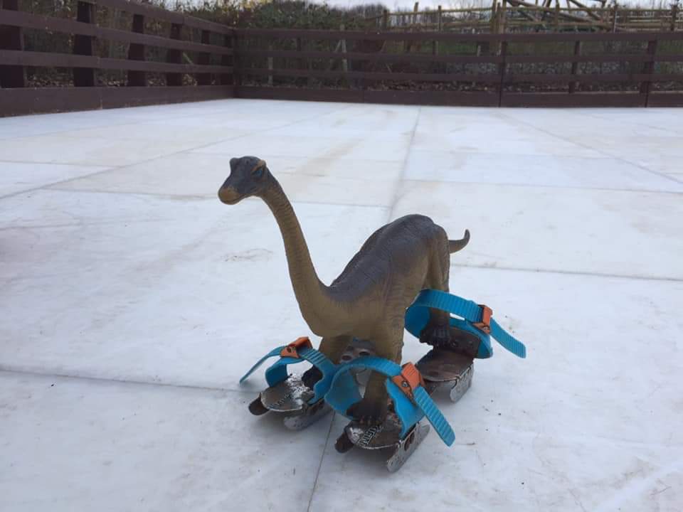 KingsHillSport's tweet photo. #anditsawrap Thank you to all our wonderful skaters of all ages that made this event so special ❄️ #desmondthedinosaur #skateosaurus #happynewyear https://t.co/xXKH4uRLHd
