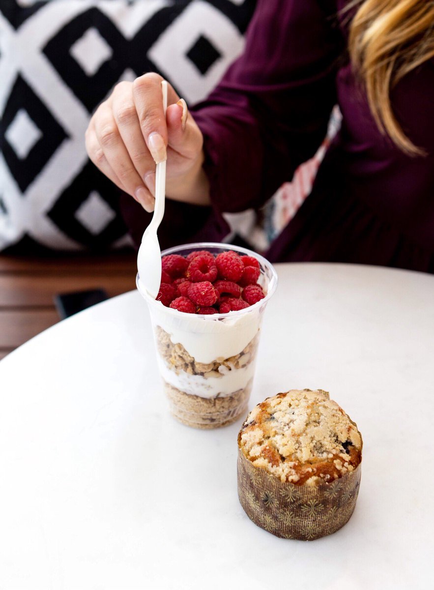 Two days into 2019 and our New Year's resolutions are still going strong. 🙌 Stay on track with fresh selections from #CafeatConservatory including a Fruit Parfait, Overnight Oats &amp; more!