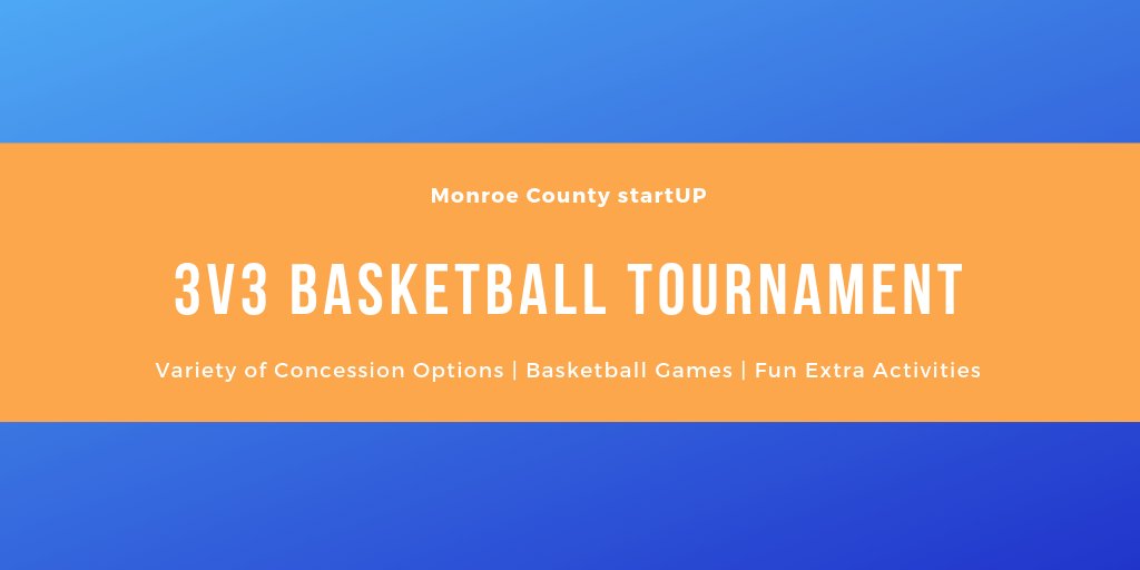 Hurry! Our event is approaching quickly!
Click this link to get a sign-up sheet today! 🏀🎉
startup3v3basketball.wixsite.com/tournament