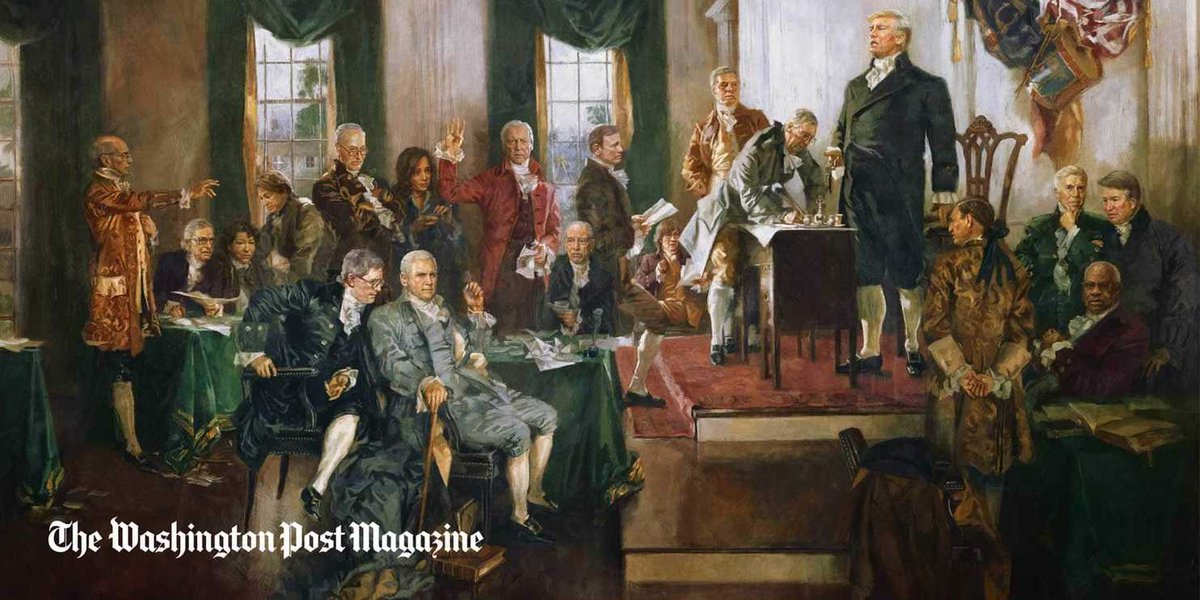 washingtonpost's tweet photo. From the Magazine: Forget Trump’s Supreme Court picks.

The Federalist Society’s impact on the law goes much deeper. https://t.co/KUGNIK4Znt https://t.co/YvnbhtyZgZ