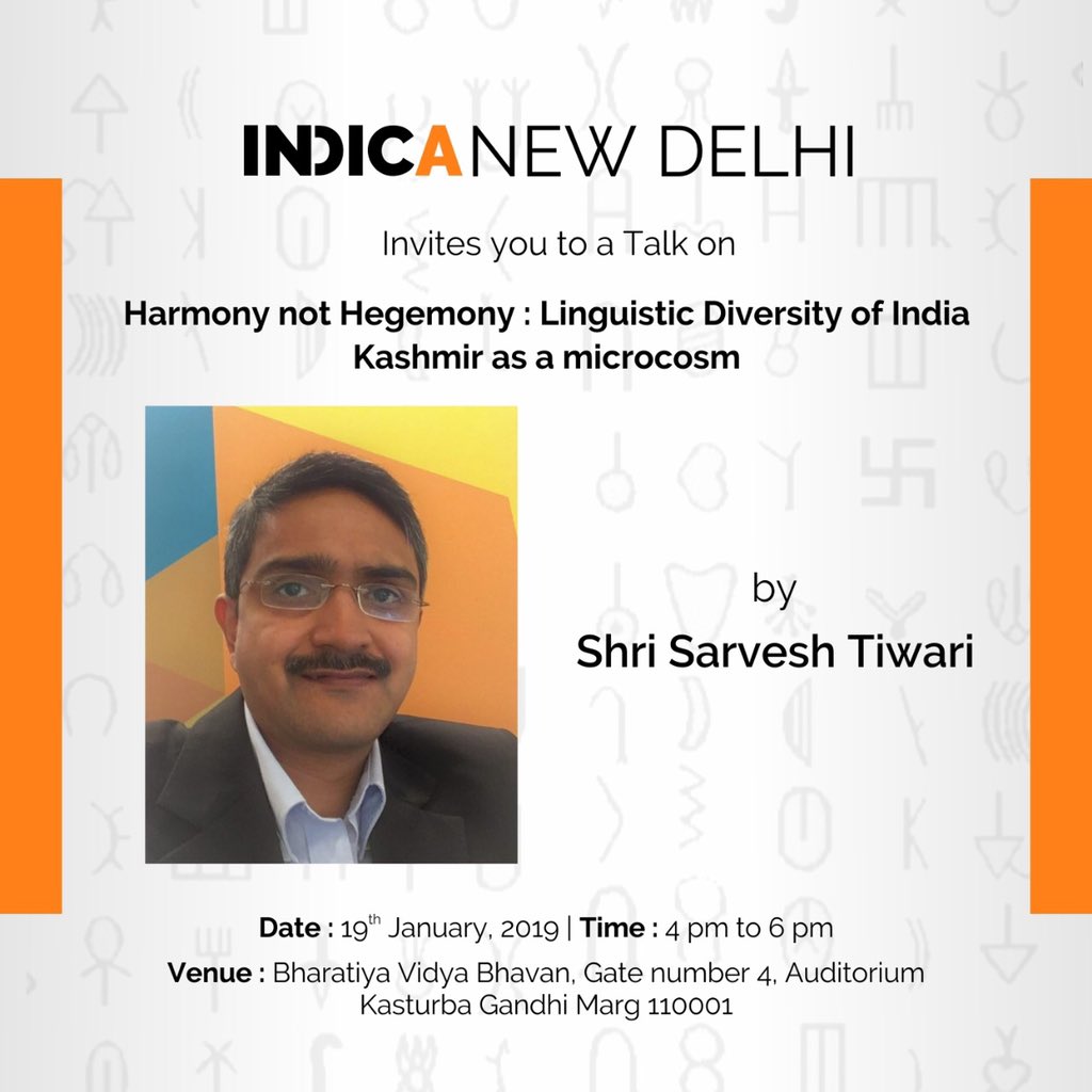 IndicaOrg's tweet photo. Based on the overwhelmingly positive feedback for the #IndicChat with @bhAratenduH Ji, @indicanetwork #DelhiNCR is organising this live event. We look forward to your participation. Pls note that it is open to all.๐๐ป@DimpleAtra @IndicBookClub @vipulkocher @avatans @yoginisd https://t.co/TVeQB9hgW9