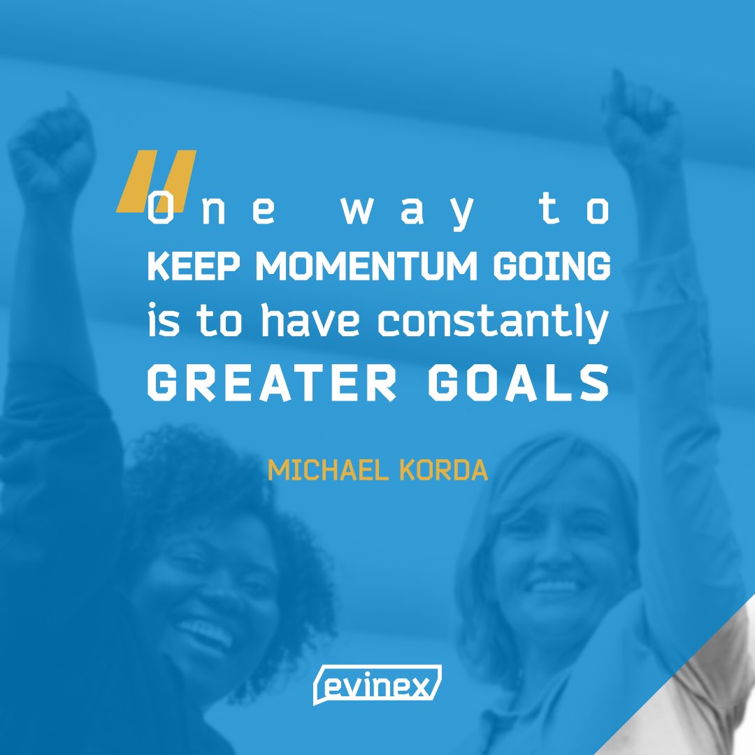 evinex's tweet photo. "One way to keep momentum going is to have constantly greater goals." - Michael Korda
.
Keep your goals specific and measurable🏁💪✨
.
#evinex #digitalmarketing #SEO #digitaladvertising #webdesign #orangecounty #newportbeach #marketingagency https://t.co/k4S9EVxZKR