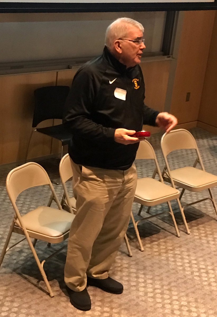 PVIAC's tweet photo. Mike Martin, athletic director for the Springfield School Department was honored at today’s PVIAC athletic director meeting. Mike is retiring this week after 16 years of outstanding service to the Springfield schools and the PVIAC. Congratulations Mike! https://t.co/uyK18yImAf