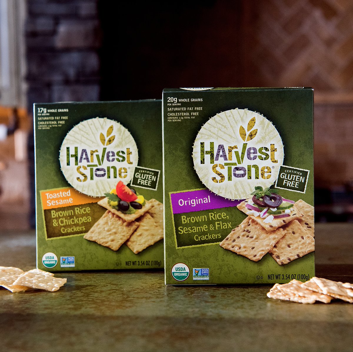 HarvestStone_'s tweet photo. Harvest Stone crackers are simply good. This gluten-free, organic snack is packed with whole grains, seeds, and not much else. Perfect to top with your favorite cheese. https://t.co/e6nrVsEpM8 https://t.co/vEGpdsk5Cl