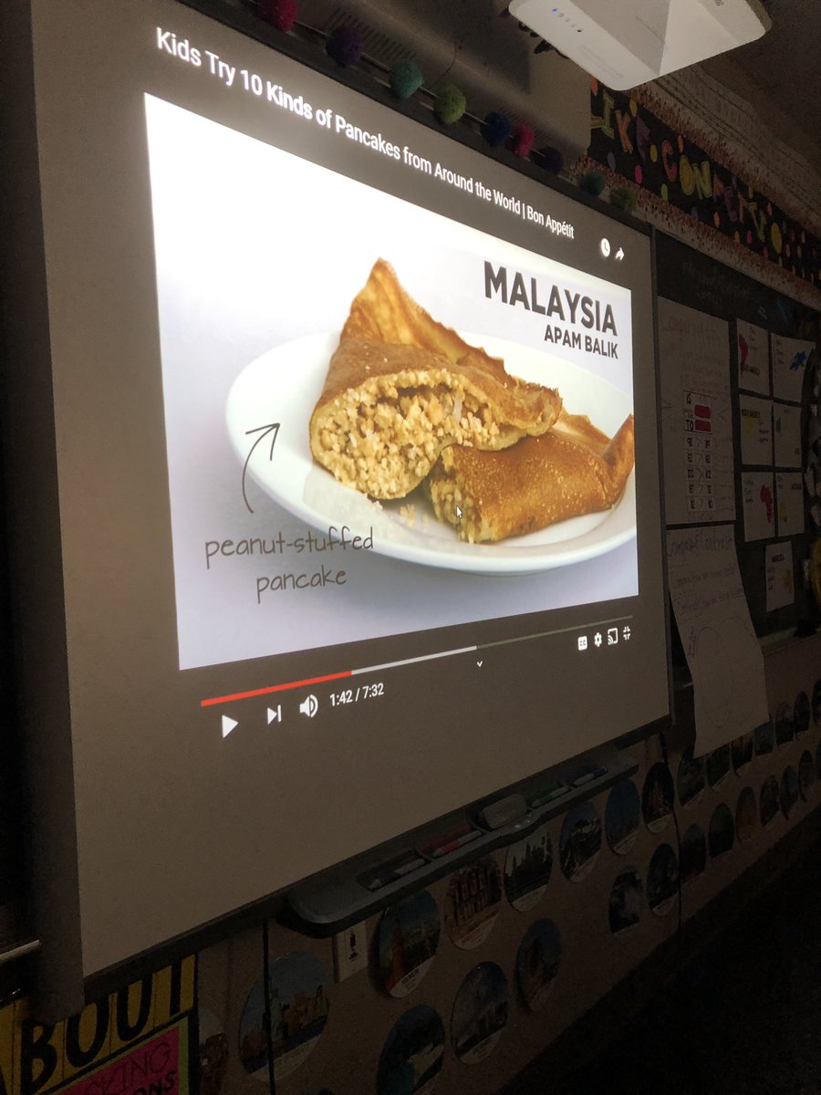 mrskscampers's tweet photo. Used the @GlobalLitProj lesson to review comparing and contrasting! We read “Mama Panya’s Pancakes” and then learned about 🥞 from around the 🌎.We compared them to the pancakes that Mama Panya made and mapped them! @PleasantUnionYR @participate @wcpsselemela #globallitproject https://t.co/aO2tafgHWJ