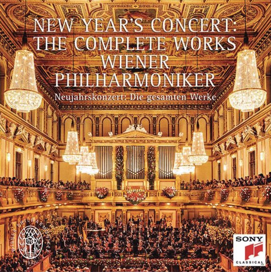 CMSuperstore's tweet photo. In celebration of over 75 years of the @Vienna_Phil’s New Year’s Concert,  @sony_classical presents "The Complete Works", a 23-CD box set of all 319 works ever played at the Vienna Philharmonic’s New Year’s Concerts from 1941-2015: https://t.co/EEHGnrovMk https://t.co/lnHyccWFIn