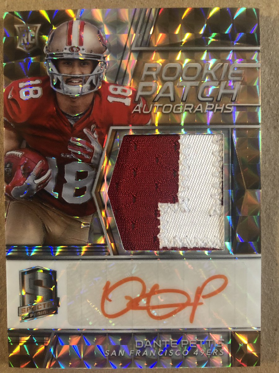 HoovRealtor's tweet image. #Spectra #RPA 
Dante Pettis /5
#sickpatch #WhoDoYouCollect #TheHobby #JustTheHits #InkedUp #Niners