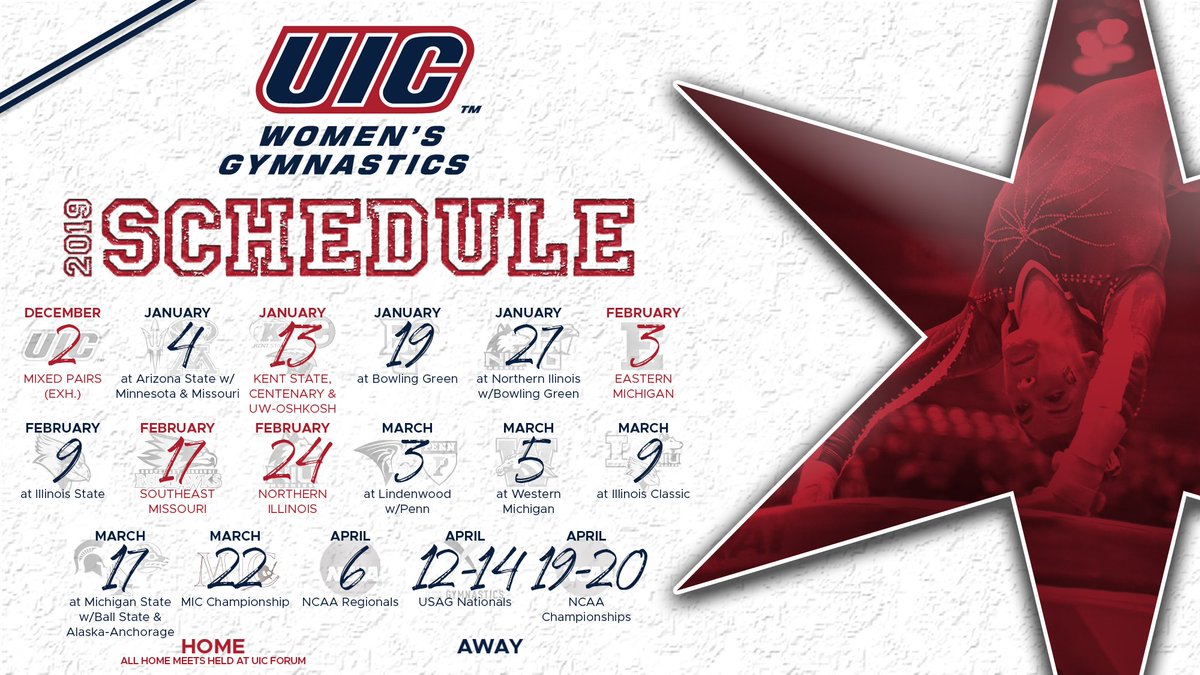 UICFlames_WGYM's tweet photo. Happy New Year - and Happy New Season! We start the 2019 campaign in just two days! #ItsUIC https://t.co/2Y8anlJMvY