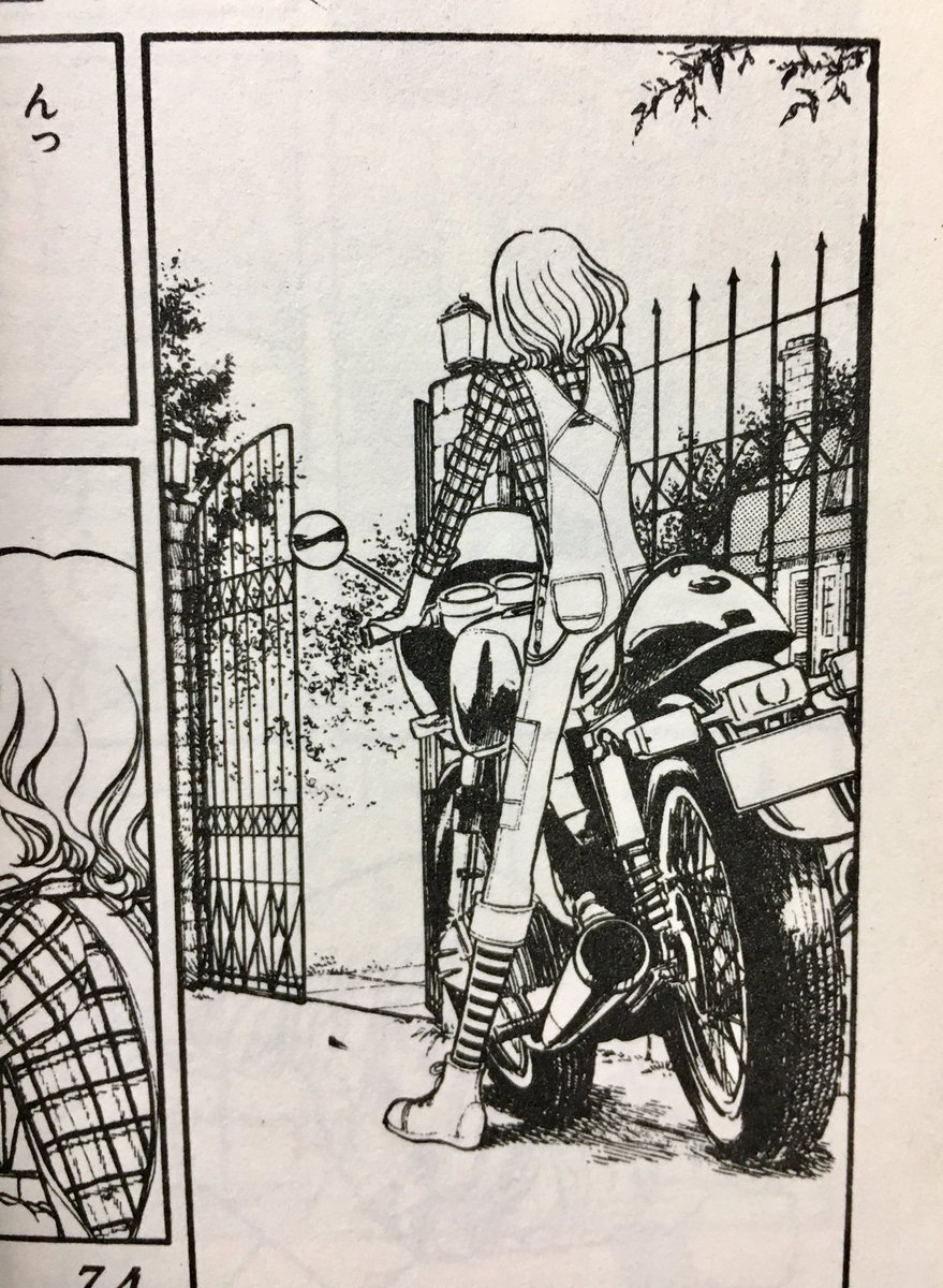 一条ゆかり先生の漫画のバイク描写、キャラとのギャップがいかつい 