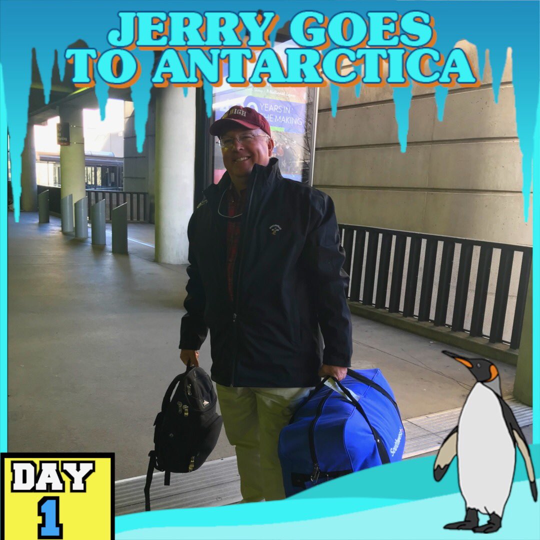 jerrypallotta's tweet photo. DAY 1: of my trip to Antarctica! I’m flying ✈️ from Boston to Miami 🌴 and then WAYYY Down South. Good thing I brought my swim trunks! 👯‍♀️
———-
Link to My Website: https://t.co/Y4gS0SjOzM https://t.co/6j9AdyNK7k