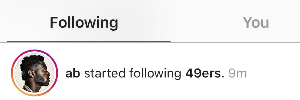 YahooSportsNFL's tweet photo. New year, new me @AB84? 👀 https://t.co/4UTc8gyZGq