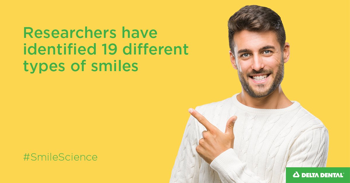 DeltaDentalins's tweet image. Smiling isn't as simple as it seems. There are many different ways of smiling... and not all of them reveal happiness. #SmileScience