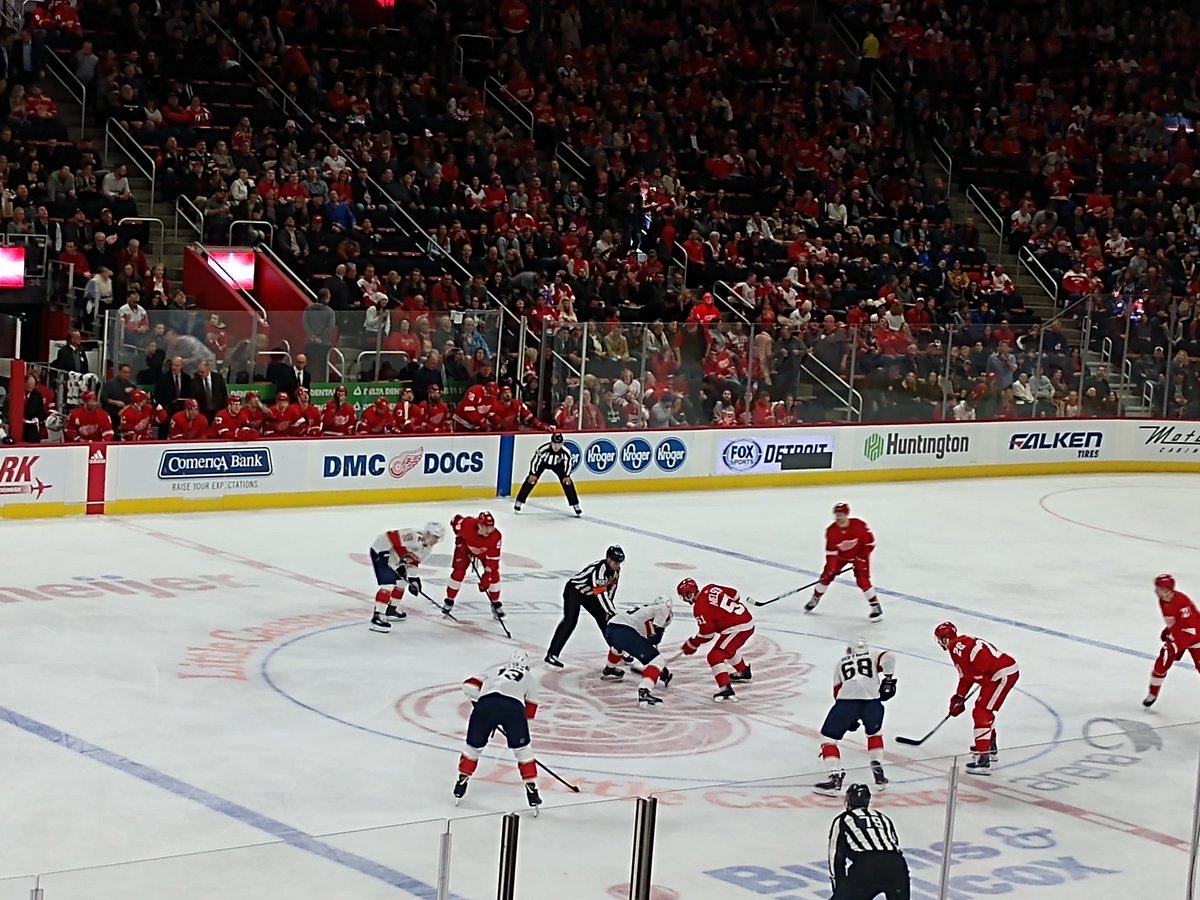DDDoebler's tweet photo. Some photos I took at the Red Wings Game on New Year's Eve 🚨📸. #RedWings #LGRW https://t.co/sgWVxNKL3S