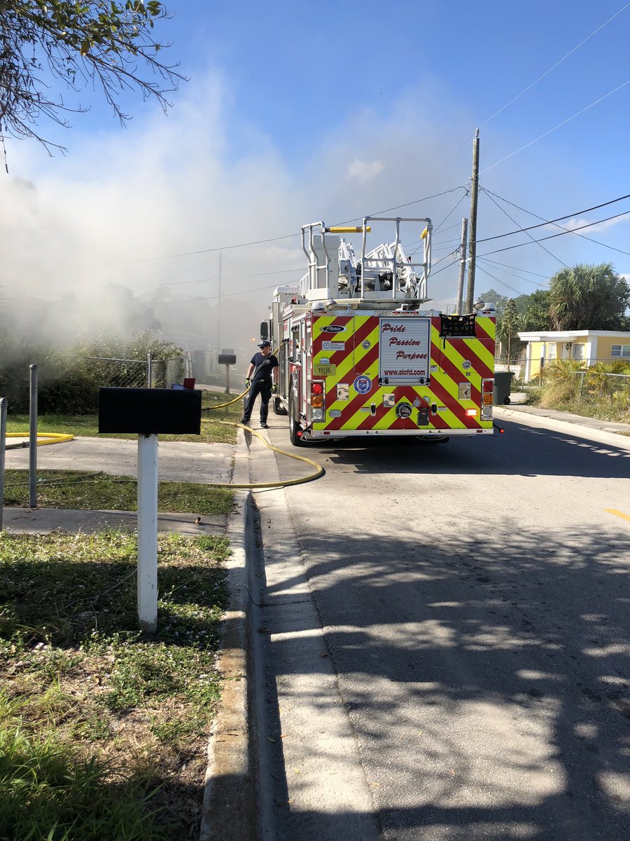 StLucieFire's tweet image. FORT PIERCE At 12:52 pm crews responded to a residential structure fire in the 1200 block of Ave L. Red Cross was called for one adult. No other structures were threatened. The cause is under investigation.