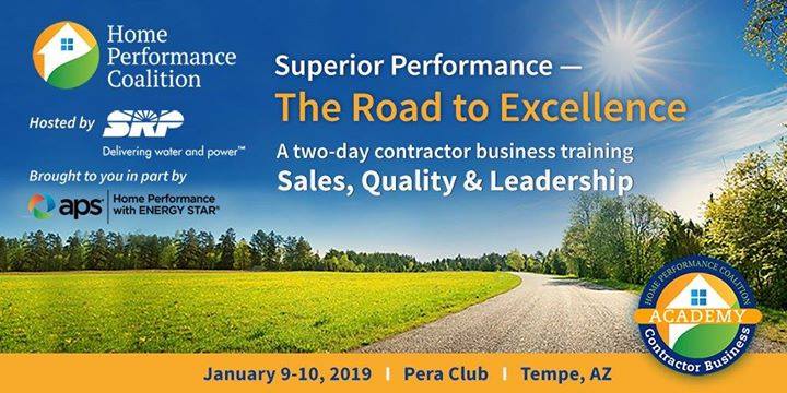 JoinBPA's tweet image. There&apos;s still time to register for! Build a roadmap to success in #sales, #marketing &amp;amp; #management! Join us in Tempe, Arizona, Jan 9-10, 2019, for our Contractor Business Training; #SuperiorPerformance – The Road to Excellence. Register today: bit.ly/SuperiorPerfor…