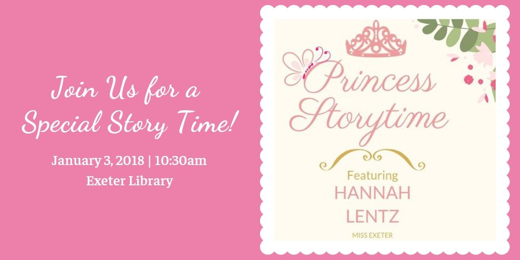 TulareCountyLib's tweet image. Join our #Exeter #Library Branch tomorrow at 10:30am for a special Princess #StoryTime with Miss Exeter! Learn more here: ow.ly/wJ5i30n7l79 @CityofExeter @ExeterChamberCo @vtdnews
