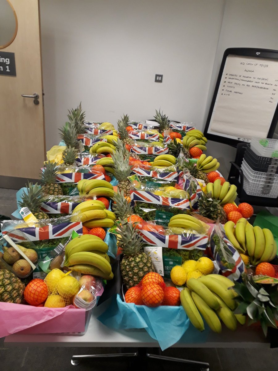 First day back from the Xmas period with <a href="/TheRegendaGroup/">The Regenda Group</a> colleagues #NewYear #Health&amp;Wellbeing #Hampers