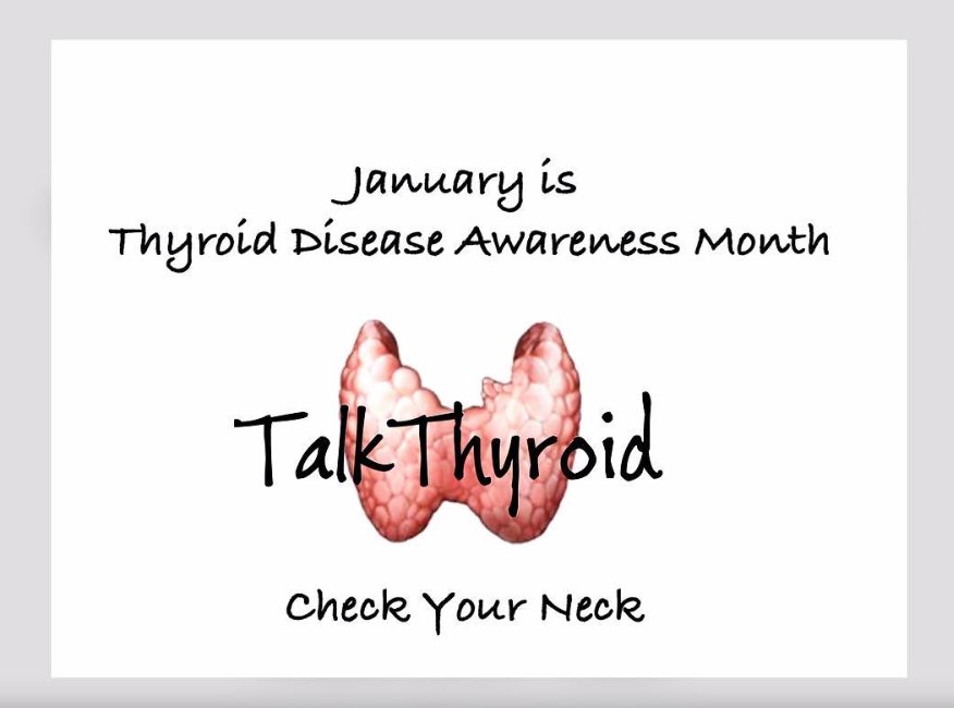 January is #ThyroidDiseaseAwarenessMonth - #CheckYourNeck 🦋 #Thyroid #ThyroidDisease #ThyroidAwareness