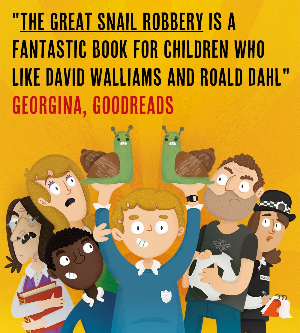 Retweet4Bookz's tweet photo. @HayleyN41 @davidwalliams "The Great Snail Robbery is a fantastic book for children who like David Walliams and Roald Dahl." 
Georgina, Goodreads

https://t.co/ivRCzQvEfl 🐌🐌 

@AuthorHenshaw https://t.co/ZAywbHqPLB