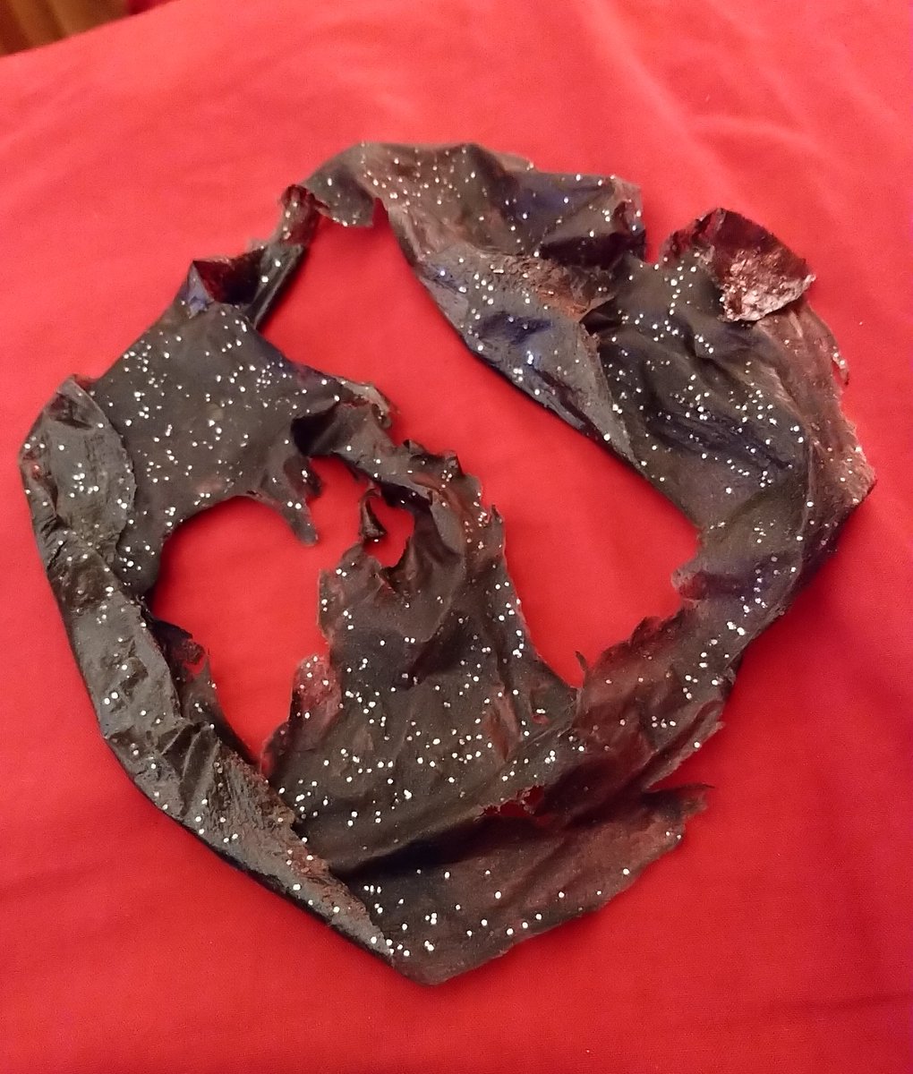 LeighLoopeth's tweet photo. On the evening before returning to work for the first time in 2019, we do a glitter face mask, that ends up looking like a gimp mask. #preparation #notreadyforwork https://t.co/nk7qzWbBRf