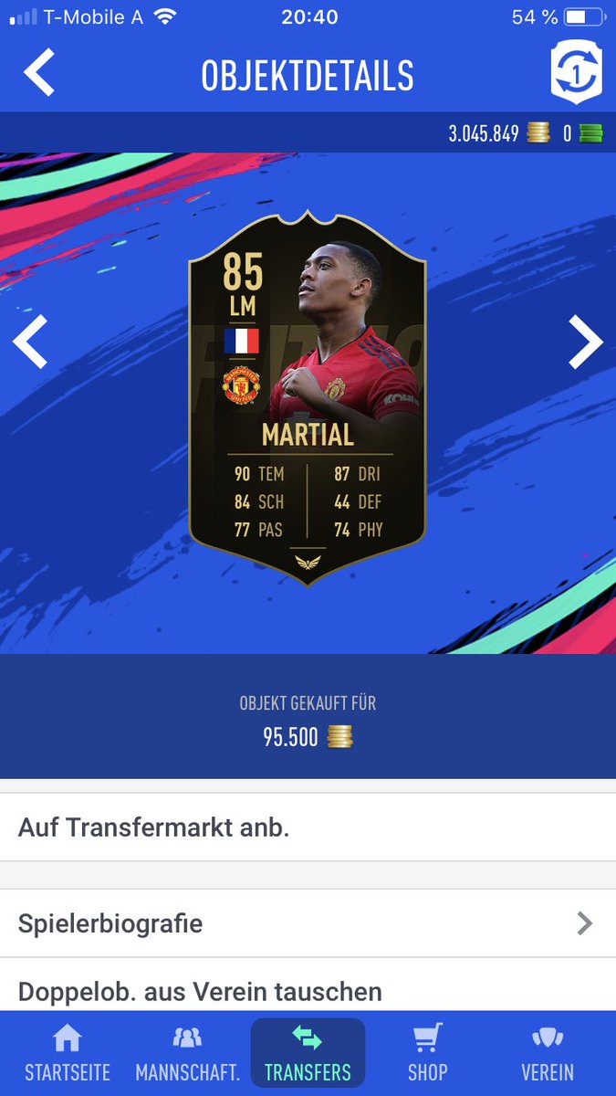jacksking_85's tweet image. Just a few buys for tomorrow 
1x Mahrez 87 IF - 232.000
3x Nainggolan 86 UCL - 162.000
7x Martial 85 IF - 97.500
#FIFA19 #FUT19 #stronglink