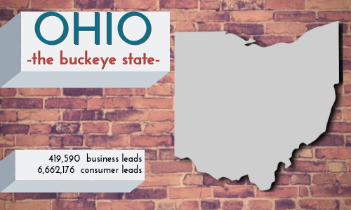 infofreedotcom's tweet photo. Ohio - the buckeye state - We have sales leads all over the country! #ohio #buckeyestate #salesleads #infofree #leadgen #50states #lifeprotips #data #leads #B2B #B2C https://t.co/4eq8S15yWa