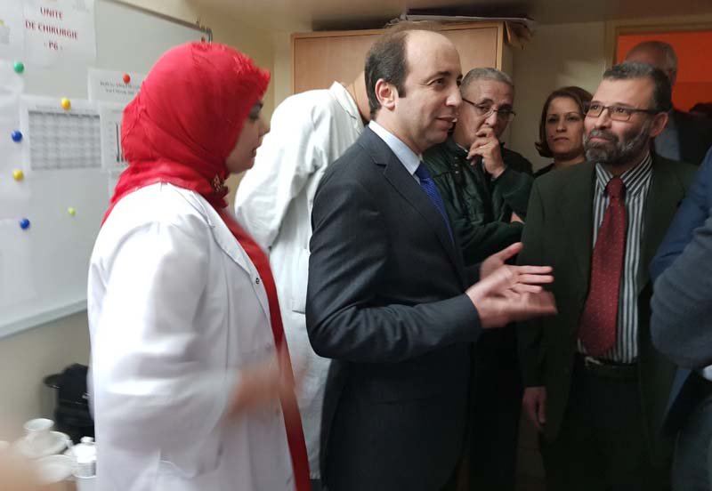 Aljarida_24's tweet photo. زيارة  مفاجئة للدكالي لمستشفى ابن سينا  ليلة رأس السنة - https://t.co/oBorIpfLgH https://t.co/I8XSXPiaAq