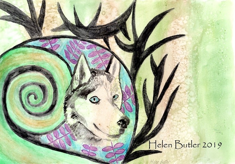 H2O_Designs's tweet image. #Maori #art  #downinthewoods #koru #inspiredbynature @BWELTD #Argyll