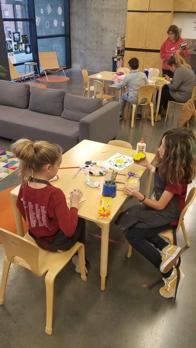 hollymbecker's tweet photo. Come make art with us at ahha! We are open until 9:00 PM. Get those restless kids out of the house! #keeptulsacreative #ahhatulsa https://t.co/Hf1grR52BL