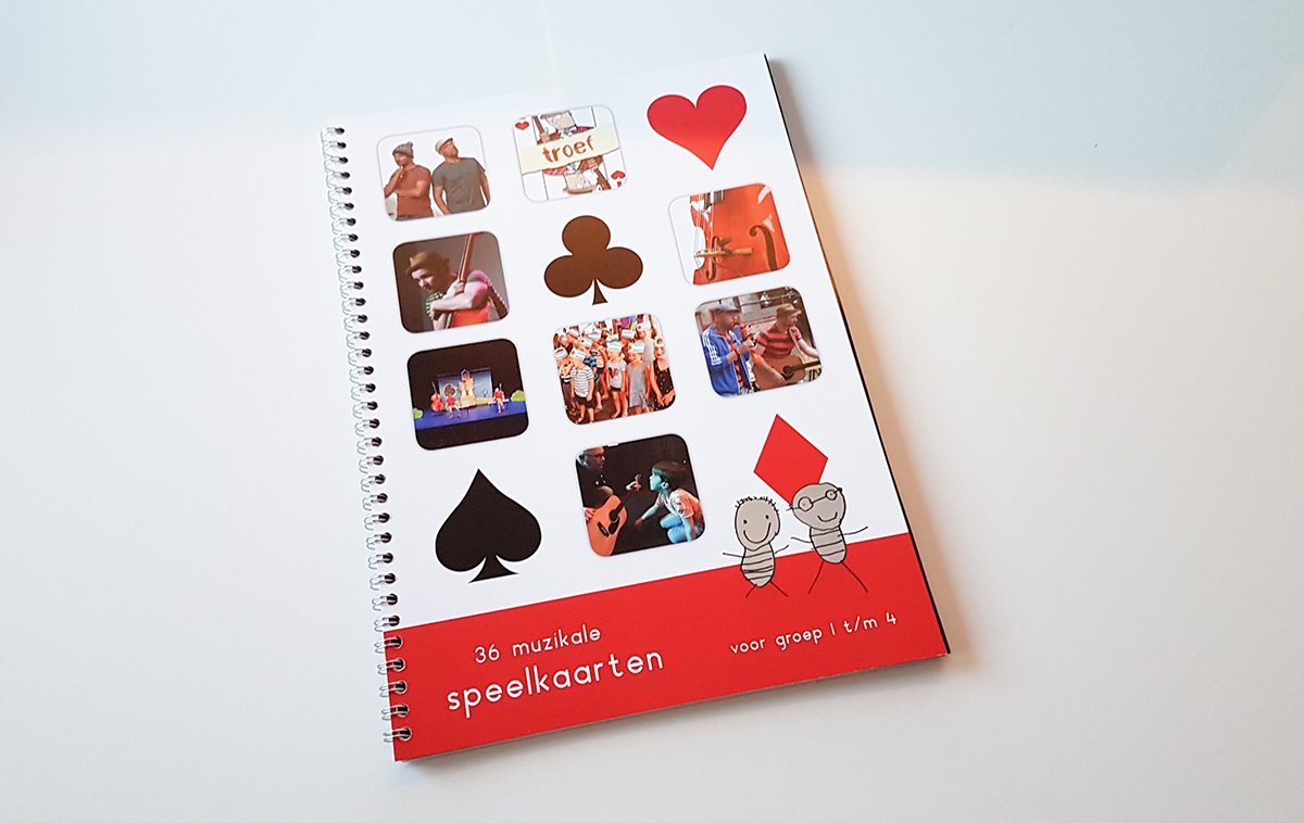 deBoekendame's tweet photo. In december leverde ik voor Troef-Theater deze muzikale speelkaarten als boekwerk om leerkrachten handvatten te geven om op een eenvoudige manier met de kinderen muziek te beleven https://t.co/Kvp79fJxQ4 https://t.co/ziRkAM4R6a
