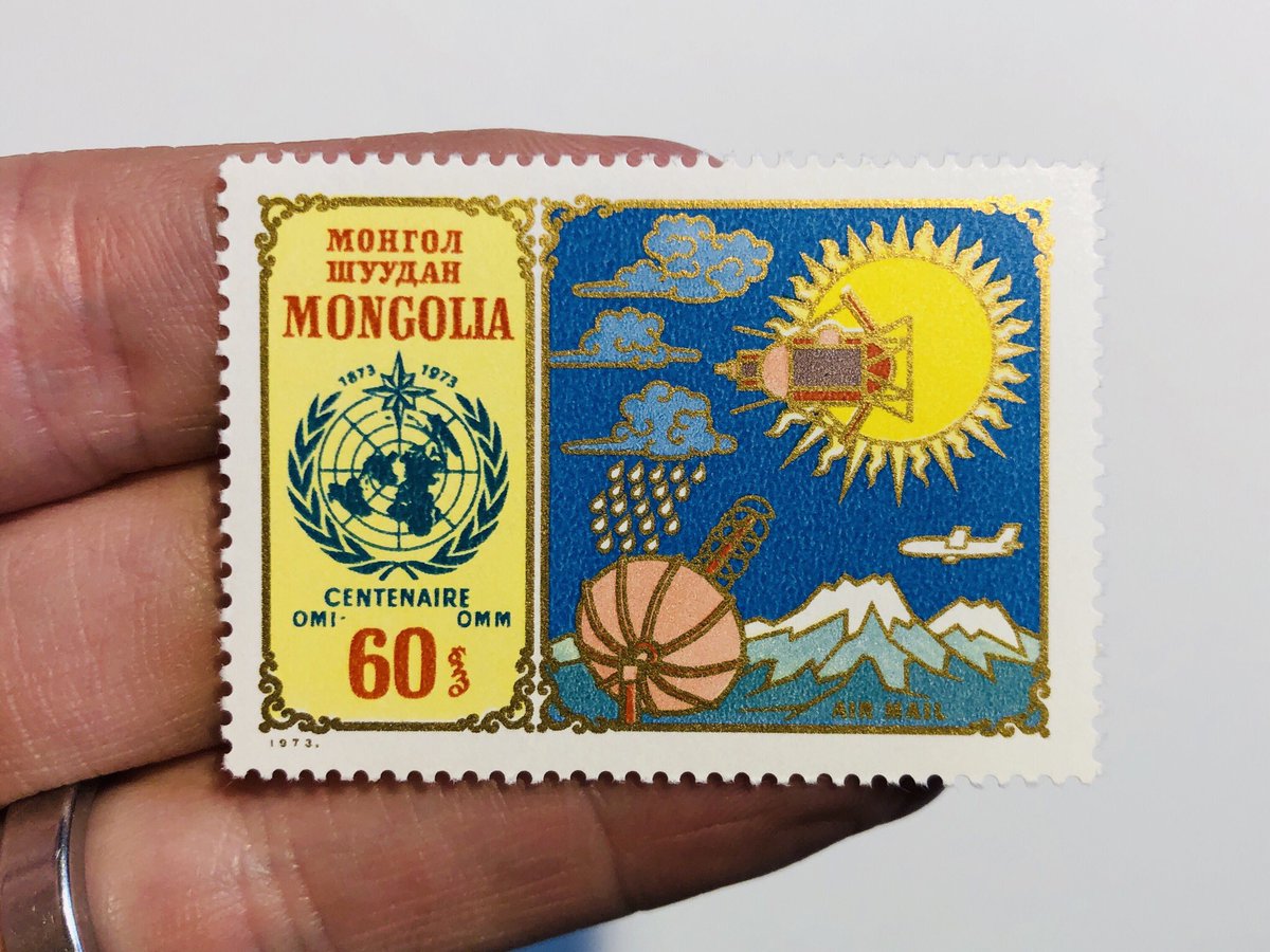 The thing about a collection is that it’s always a reflection of someone’s point of view and preferences. That’s certainly true of my (little) collection of stamps, most of which share a certain aesthetic sensibility. This one, though, is a bit of an anomaly...