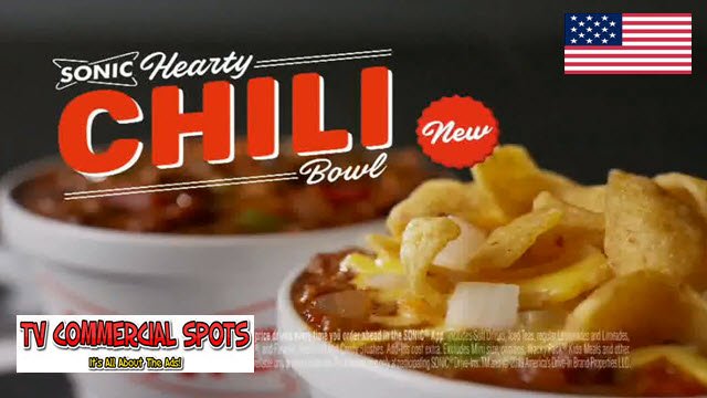 CommercialSpots's tweet photo. Sonic Drive In TV Commercial - The New Hearty Chilli Bowl From Sonic Is Here - Try It Today And Order Before The Queue With The App - This Is How You Sonic - https://t.co/6pwancgXVE https://t.co/WoPNCPfBuI