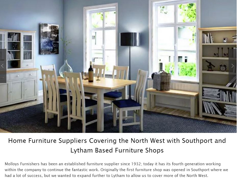 molloysfurnish's tweet photo. Fantastic range of painted oak dining and lounge furniture. Great Quality and Great Price. #northwesthour https://t.co/00TfkkTgEt