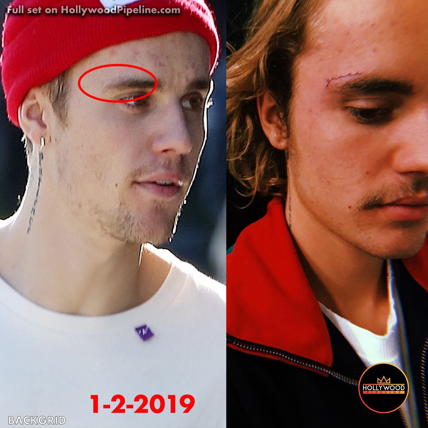 Justin Bieber has a new face tattoo as part of couples tattoo with Hailey  Baldwin  newscomau  Australias leading news site