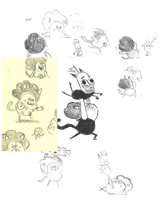 2. the dance sequence for 'sock' (center drawing by @sketchshark) 