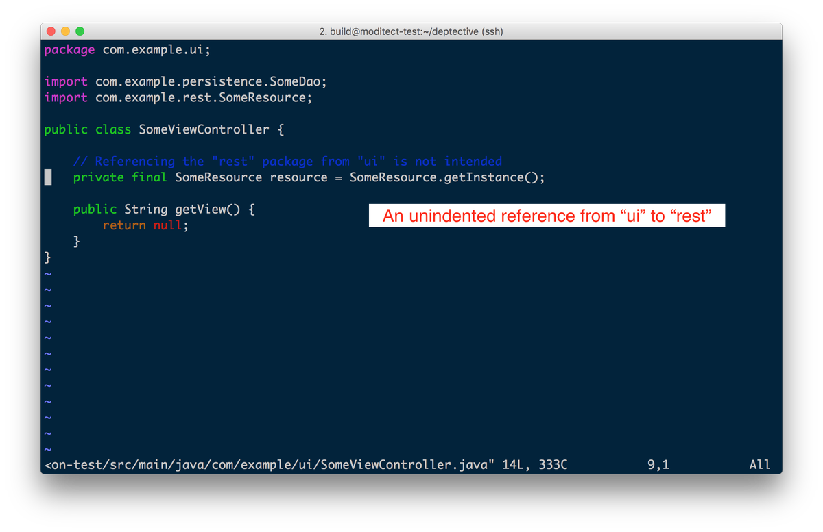 gunnarmorling's tweet image. 📢 Happy to announce a new tool under the #ModiTect umbrella -- Deptective, a @java compiler plug-in that validates the dependencies amongst your project&apos;s packages and fails the compilation when detecting any undesired references. Feedback welcome! github.com/moditect/depte… 🕵️‍♂️