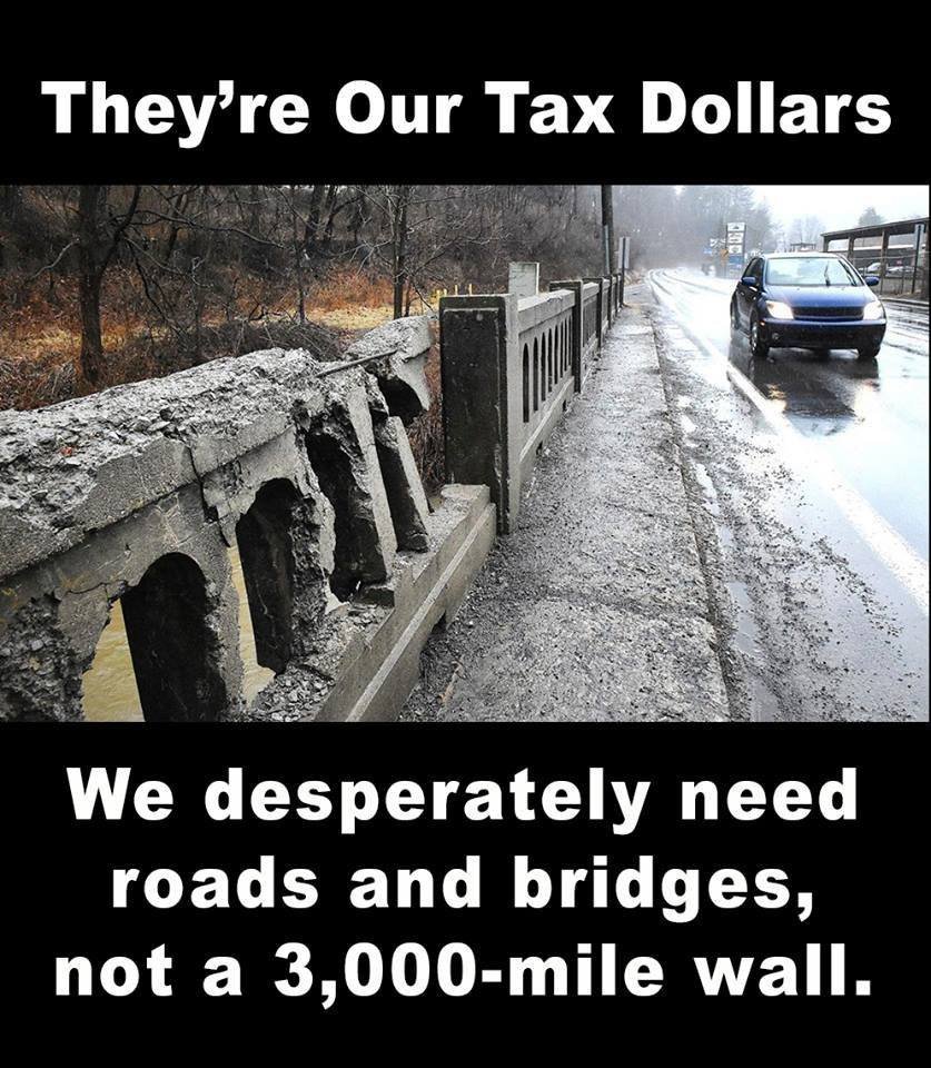 sedakennedy's tweet photo. It's our money. It's already there to pay for running the government. Trump doesn't care. It is not his money, we decide what to do with it every time we vote and the vote spoke loud and clear this midterm. Understand, Trump doesn't care..... https://t.co/IS73X769lt
