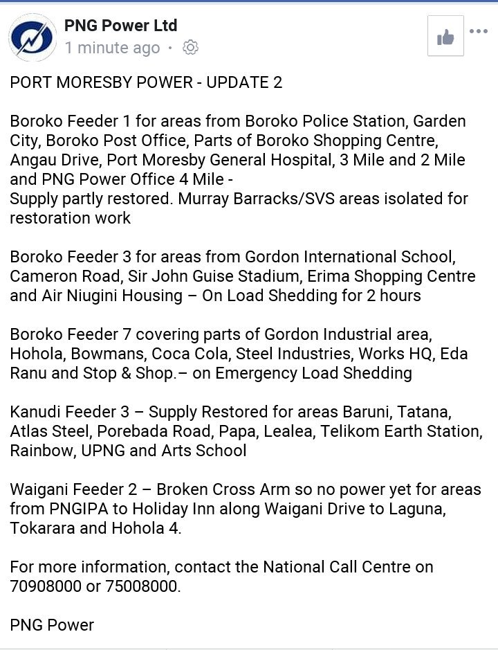 Genesis Ketan On Twitter Advise Via Png Power Ltd Update2 Png